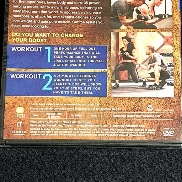 Bob Harper Inside Out Method Exercise Fitness DVD Pure Burn Super Strength New - Picture 12 of 16